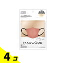 【送料無料!(地域限定)】MASCODE マスコード 3Dマスク M 09ダスティピンク×ブラック紐 7枚入 4個セット