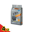 【送料無料!(地域限定)】フィッティ スタイルフィットプラス立体マスク ふつう ダークグレー 20枚入 (紙スタンドケース付き) 4個セット