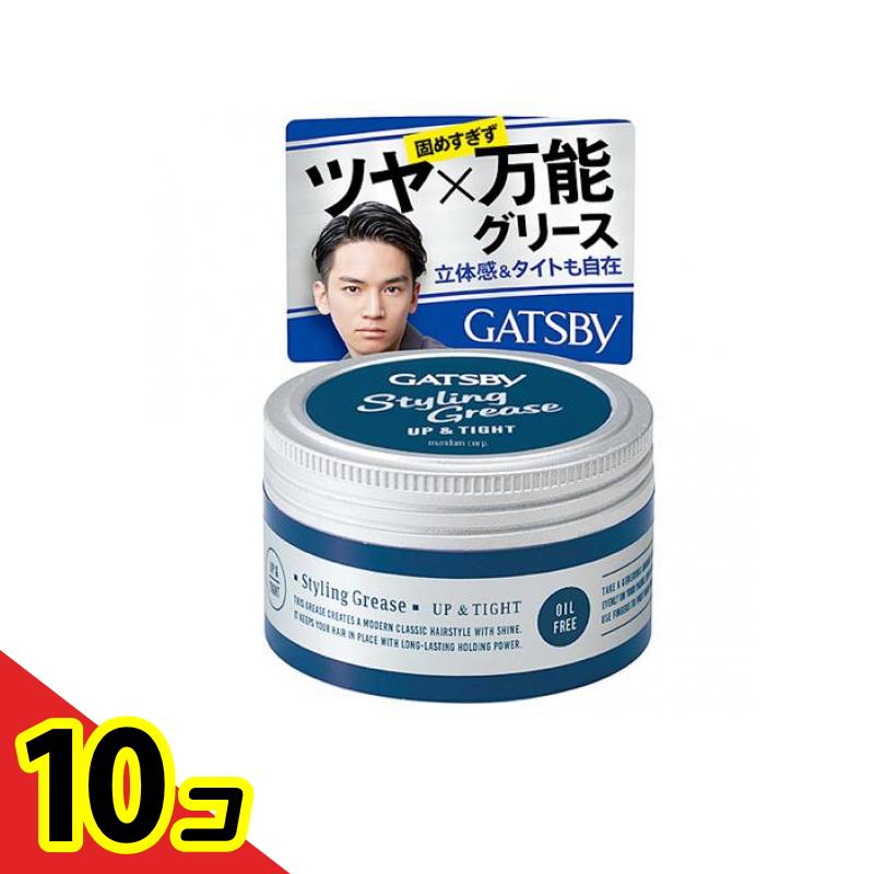 【送料無料！（地域限定）】ギャツビー(GATSBY) スタイリンググリース アッパータイト 100g 10個セット