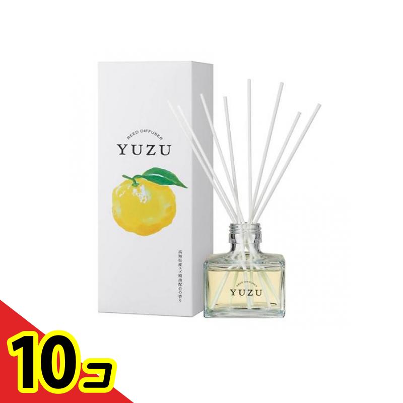 【送料無料!(地域限定)】デイリーアロマジャパン リードディフューザー 高知県産YUZU(ユズ) 120mL 10個セット