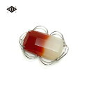 めのう ブローチ | 赤めのう 瑪瑙 メノウ agate アゲート パワーストーン レトロ アンティーク レア ゴールド アクセサリー 天然石 出雲国謹製