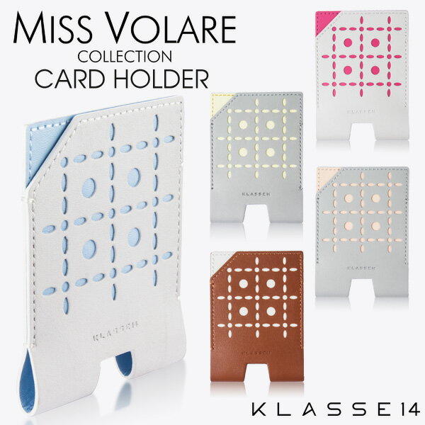 【正規販売店】 klasse14 クラスフォーティーン クラス14 クラッセ Miss Volare S/S 2017 Card holder カードホルダー パスケース 定期入れ 本革 カード入れ カードケース プレゼント 【メール便OK】