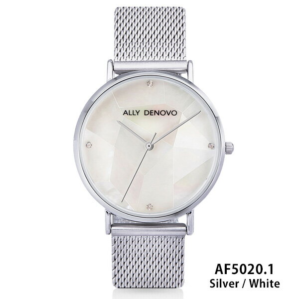 【正規販売店 最大2年保証】ALLY DENOVO アリーデノヴォ Gaia Pearl Mesh 腕時計 36mm レディース パール 真珠 ステンレス AF5020.1 AF5020.2 AF5020.3 AF5020.4 プレゼント ギフト ブランド 安心 信頼