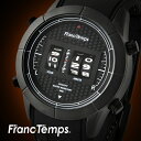 【今週末限定クーポン】腕時計 メンズ腕時計 Franc Temps COCKPIT フランテンプス コクピット ドラムウォッチ 回転式…