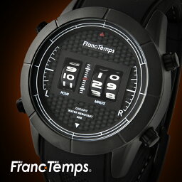 フランテンプス 腕時計 メンズ腕時計 Franc Temps COCKPIT フランテンプス コクピット ドラムウォッチ 回転式 ブランド コックピット ラバーベルト natoベルト ギフト プレゼント