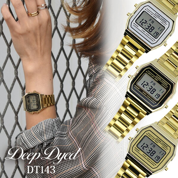 Deep Dyed カッシー DT143 腕時計 メンズ レディース ユニセックス スクエア アクセサリー プレゼント 保証1年 【メール便OK】