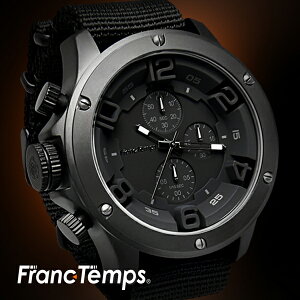 【機能性・デザイン性】 メンズ腕時計 FrancTemps GAVARNIE フランテンプス ガヴァルニ ラバーベルト NATOベルト レディース 防水 ブランド デジタル クロノグラフ 名入れ プレゼント ギフト