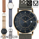 【最大1,000円OFFワンダフルクーポン】【日本正規代理店 2年保証】 メンズ レディース 腕時計 squarestreet PLANO SQ38 38mm スクエアストリート ブランド ナイロンベルト アナログ 日付 スウェーデン 北欧 シンプル プレゼント ギフト 贈り物
