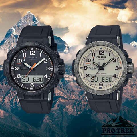 [正規品] CASIO カシオ PRO TREK プロトレック PRW-50Y メンズ腕時計 タフソーラー デュラソフトバンド 男性 登山 アウトドア プレゼント ギフト 父の日 【あす楽対応可】