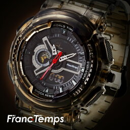 フランテンプス 【今週末限定クーポン】FrancTemps SYNAPSE フランテンプス シナプス メンズ腕時計 レディース腕時計 ユニセックス クリア 透明 アナデジ デジタル アナログ 軽量 スポーツ スポーティー デザインウォッチ プレゼント 贈り物