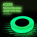 Narrow MaraSpec GLOW TAPE ROLL ナローマラスペック グローテープロール シール 蓄光 夜光 発光 光る 最大24時間 ギア 目印 貼り付け 書き込み 防災 災害 停電 アウトドア 【メール便OK】