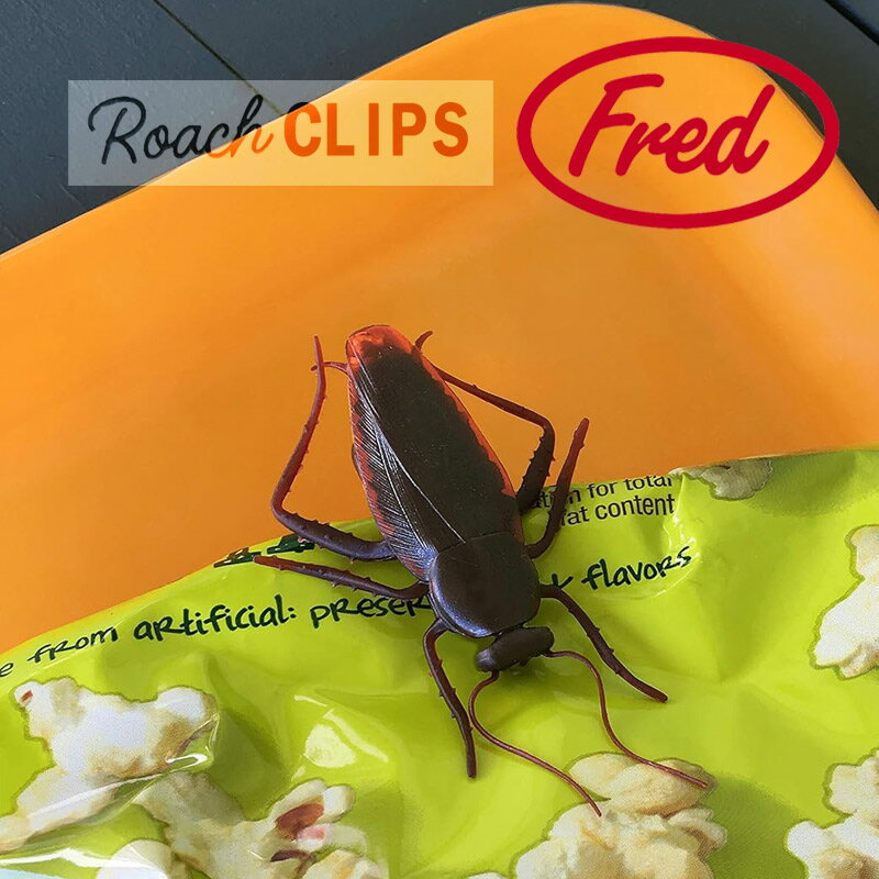 Fred フレッド クリップ ROACH ゴキブリクリップ 4pcs 4個セット クリップ ゴキブリ キッチン雑貨 文房具 虫 かわいい おもしろグッズ お菓子...