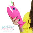 popkiller(ポップキラー) CREATURE PEN CASE クリーチャーペンケース ポーチ 魚 ニマル 動物 かわいい おしゃれ シンプル おもしろ雑貨 プレゼント ギフト 【メール便OK】 【あす楽対応可】