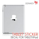 DONKEYドンキー iPadステッカー タブレットステッカー シール 輸入雑貨 おもしろ雑貨 プレゼント 【メール便OK】