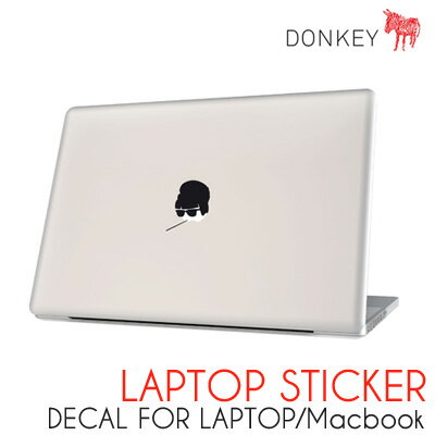DONKEYドンキー Macbook ステッカー ラップトップステッカー シール 輸入雑貨 おもしろ雑貨 プレゼント 