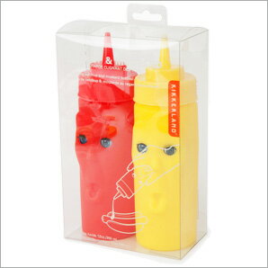 【KIKKERLANDキッカーランド】Max&Morris Ketchup &Mustardマックス&モリス ケチャップ&マスタード 調味料容器 腕時計とおもしろ雑貨のシンシア プレゼント 【あす楽対応可】