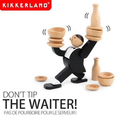 【KIKKERLANDキッカーランド】スタッキングゲーム Don t tip THE WAITER!ドントティップザウェイター バランスゲーム 輸入雑貨 ギフト プレゼント