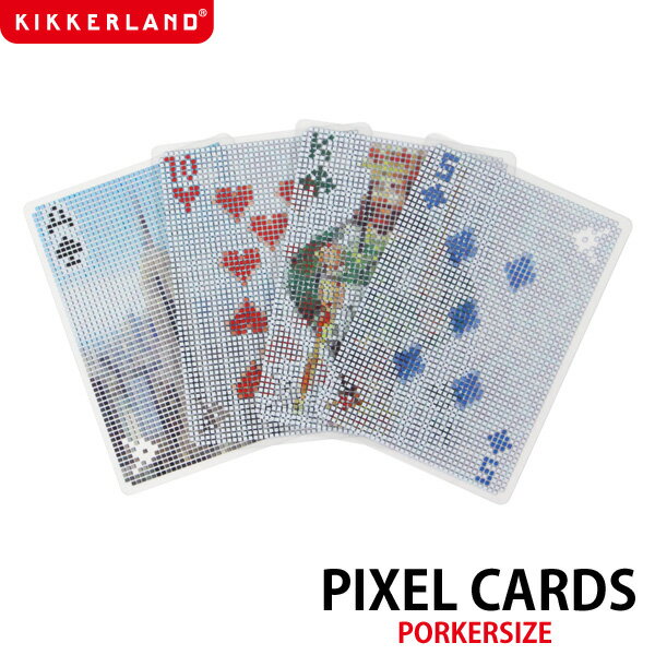 【MAX2000円OFFクーポン】【KIKKERLANDキッカーランド】Pixel Cards ピクセルカード トランプカード ギフト 【メール便OK】