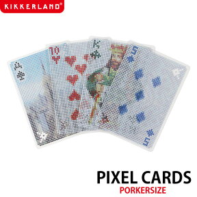 【本日20時開始マラソンクーポン配布中】【KIKKERLANDキッカーランド】Pixel Cards ピクセルカード トランプカード【メール便OK】