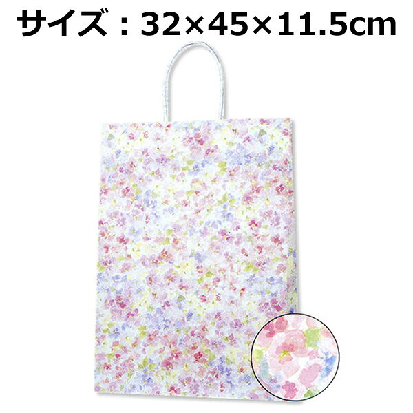 紙袋（手提げ袋）スムースバッグアルバ 1枚（ロング／32×45×11.5cm）