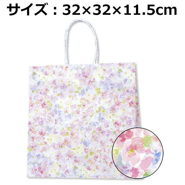 紙袋（手提げ袋）スムースバッグアルバ 1枚（ショート／32×32×11.5cm）