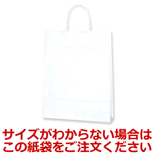 サイズがわからない場合はこの手提げ紙袋をご注文ください （備考欄に用途を記入してください）※※注文後、料金を修正…