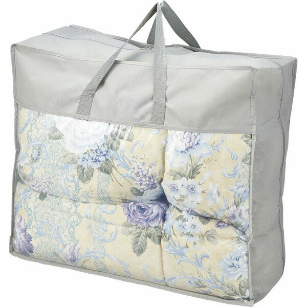 花浪漫 羽根ふとんバッグ入り(ブルー)＜10000＞ギフト お祝い プレゼント 誕生日 引き出物 引越し祝い 新築祝い 出産祝い 結婚祝い 贈答品【送料込み(北海道、沖縄不可)】