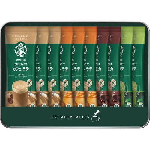 スターバックス プレミアムミックスギフト＜2000＞★スターバックスの味わいをご自宅で簡単に楽しめるスティックタイプのギフト★スタバ ギフト 内祝い 結婚祝い 出産祝い 出産内祝い 快気祝い 法要 誕生日 引き出物 結婚内祝い お返し 感謝 お詫び 賞品 定年 退職 褒賞品のサムネイル