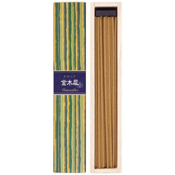 乐天商城 - 日本香堂 かゆらぎ お香スティック40本入(金木犀)＜1100＞母の日 プレゼント 和の香り 安らぎ お祝い 贈り物 誕生日 お祝い インテリア 燃焼時間25分★自然の恵みを想起させる和の香りで安らぎのひとときをお過ごしいただけます