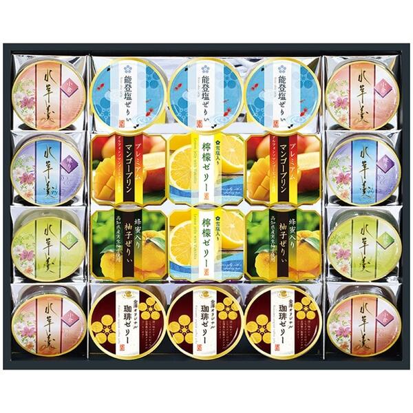 Rakuten - 金澤兼六製菓 バラエティデザートギフト＜4000＞お中元 夏ギフト 和菓子 御供 お供え お菓子 ゼリー 水羊羹 プリン 詰め合わせ 内祝い 快気祝い お祝い 手土産 お土産 プレゼント 誕生日 引き出物 仏事 香典返し 満中陰志 粗供養 暑中見舞い【送料込み(北海道、沖縄不可)】