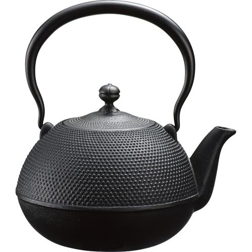 南部鉄器 鉄瓶なつめアラレ（1.2L）＜18000＞※ガスコンロ専用※ ギフト 結婚祝い 新築祝い 誕生日 プレゼント お祝い 自分用 自宅用★江戸時代末期創業の及源鋳造は約900年に渡って受け継がれた技術でデザインと機能性を備えた商品づくり★【送料込み(北海道、沖縄不可)】