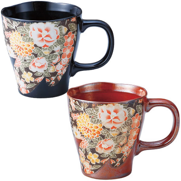 加賀友禅 小粋 ペアマグ＜2500＞和食器 出産祝い ギフト 内祝い 結婚祝い 結婚内祝い 出産内祝い 快気祝い 誕生日 プレゼント 結婚式 引き出物 長寿 セット ペアマグカップ おしゃれ カップル 周年祝い 自宅用 自宅使い 記念品 2000円台