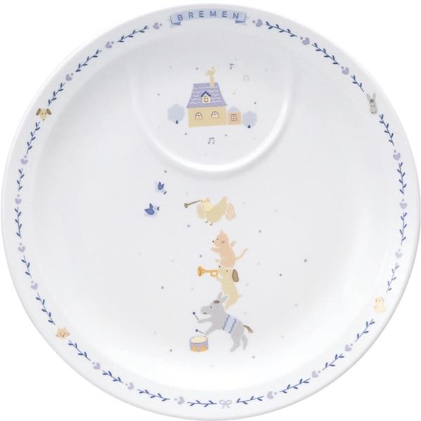ナルミ ブレーメン 22cmプレート<3000>出産祝い 子供用 離乳食 お食い初め 可愛い おしゃれ お祝い 御祝い ギフト 贈り物 誕生日 プレゼント 洋食...