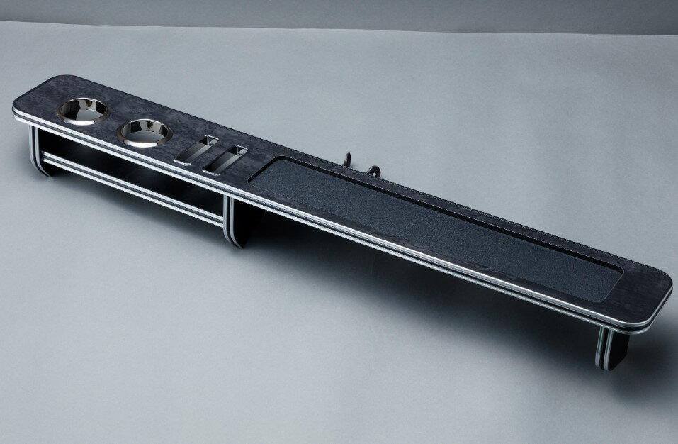 ハーツ ハイエース 200系 リアサイドテーブル 右側座席用 B1RTE001-R-BK B1RTE001-R-MH HEARTS