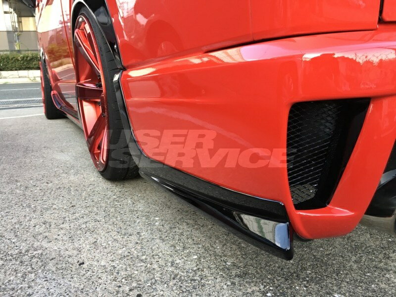 シーアールエス ハイエース レジアスエース 200系 リアバンパーフィン プログレスI 未塗装 ES-1011 CRS ESSEX エセックス W