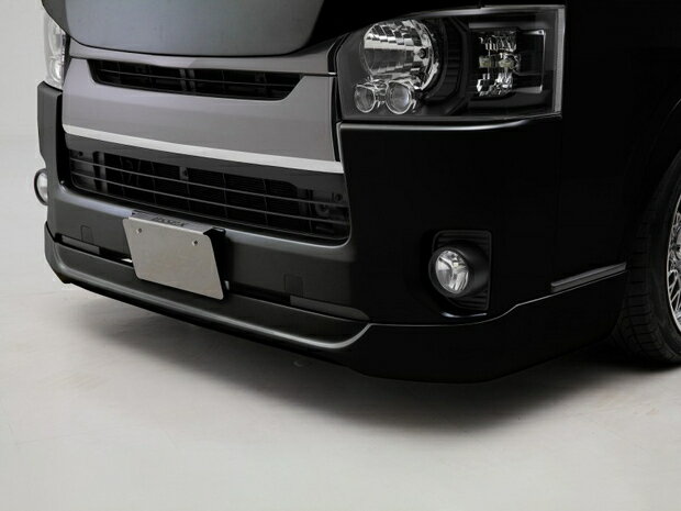 シーアールエス ハイエース レジアスエース 4型 5型 6型 フロントリップスポイラー ブラックマイカ ver.4 バージョン4 ABS製 塗装済 ES-1118-209 CRS ESSEX エセックス W