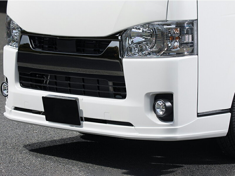 シーアールエス ハイエース レジアスエース 4型 5型 6型 フロントリップスポイラー 塗装済 es-1136-02 CRS ESSEX エセックス W
