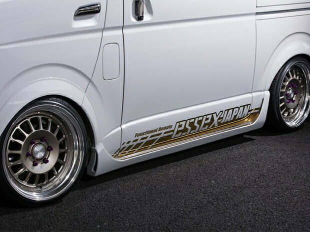 樂天商城 - シーアールエス ハイエース レジアスエース サイドデカール 両側2枚 ES-7003- CRS ESSEX エセックス