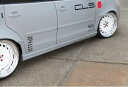 イーエスビー ポロ 9N系 サイドステップ 未塗装 黒ゲルコート仕上げ ESB CLS standard boost スタンダードブースト