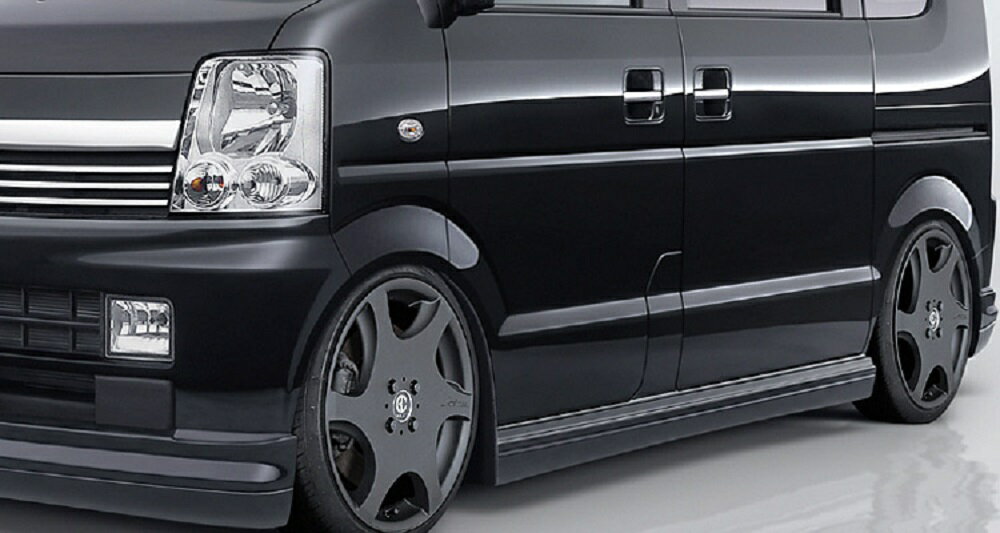 ケイエルシー エブリィ エブリー エヴリィ DA64W MC前 サイドステップ 未塗装 KLC Premium STANDARDMODEL V3 プレミアムスタンダードモデル(2)