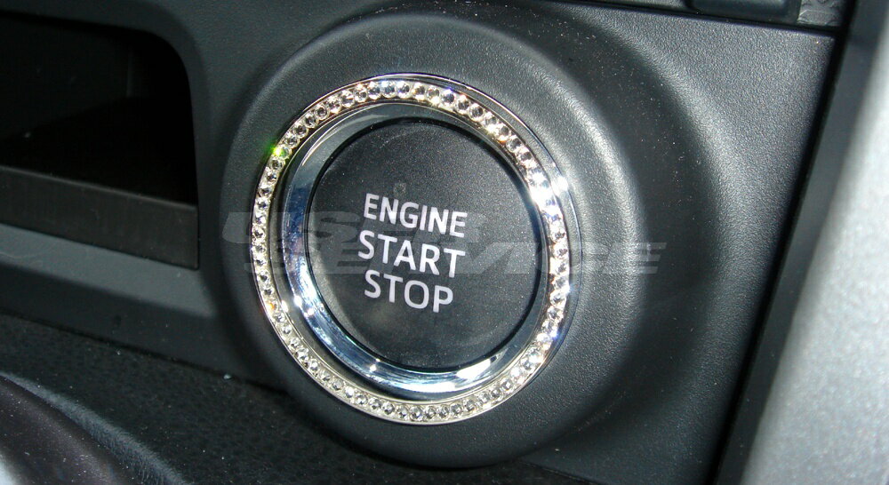 LXモード 86 ハチロク ZN6 ラインストーンリング(エンジンスタート/ストップ) A-Type 真鍮 クロームメッキ LX-MODE