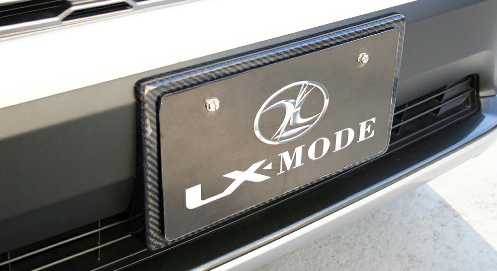 LXモード RAV4 50系 LX カーボン フロントライセンスベース クリア塗装 LX-MODE