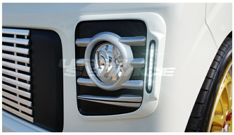 NAジャック エブリィ ワゴン エブリー エブリイ DA17W フォグライトガーニッシュ 未塗装 Na jack ALLURE アリュール