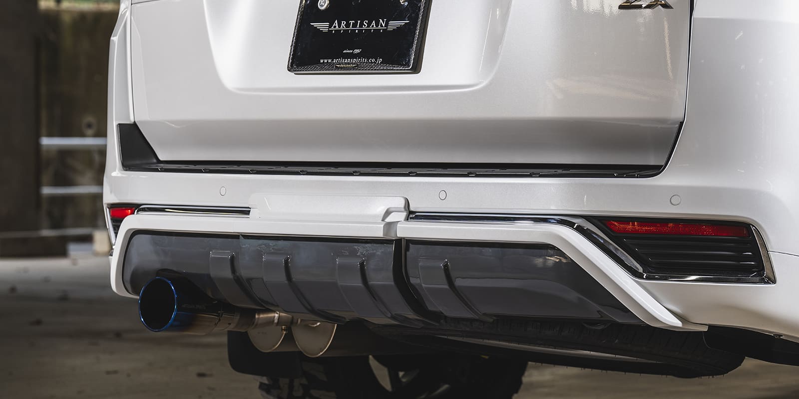 Rear Spoiler - アーティシャンスピリッツ ランドクルーザー300 3BA-VJA300W リアアンダーカバー3P FRP 未塗装 ARTISAN SPIRITS SPORTS LINE BLACK LABEL スポーツラインブラックレーベル