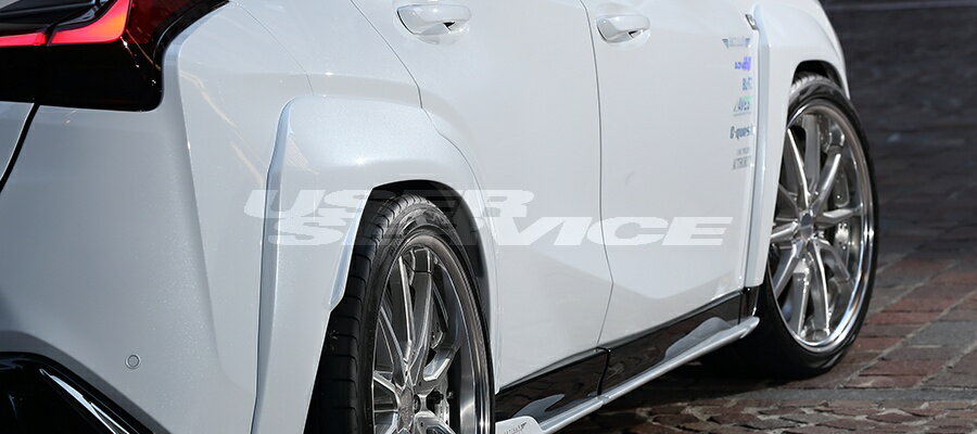 アーティシャンスピリッツ レクサス UX MZAA10-AWXBB（F） オーバーフェンダーキット 6P 10mm WIDE FRP 未塗装 ARTISAN SPIRITS SPORTS LINE BLACK LABEL スポーツライン ブラックレーベル