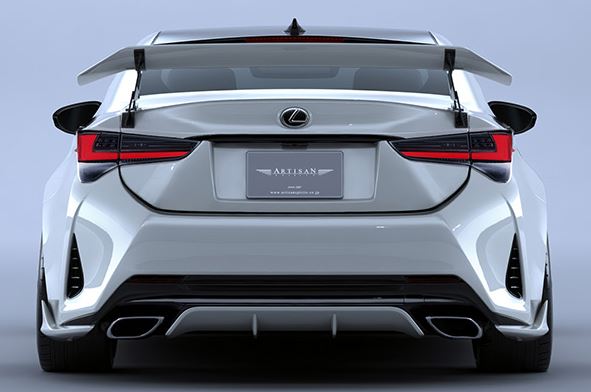 アーティシャンスピリッツ RC300 Fスポーツ ASC10 リアディフューザー 3P FRP 未塗装 ARTISAN SPIRITS SPORTS LINE BLACK LABEL スポーツラインブラックレーベル