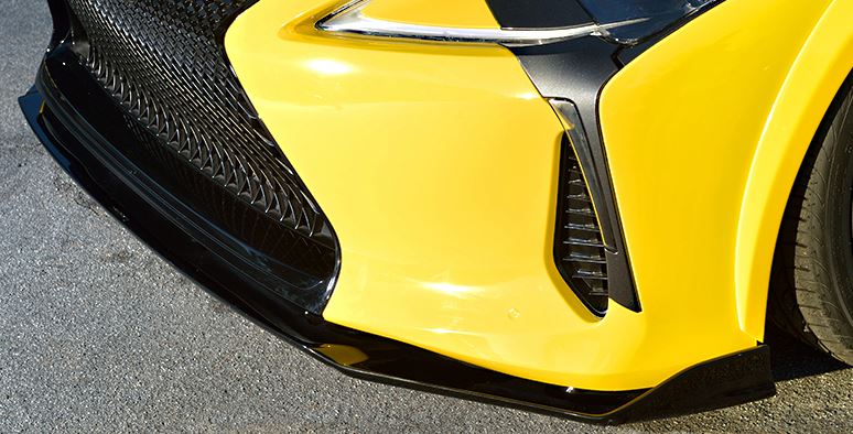 アーティシャンスピリッツ LC500 DAA-GWZ100 フロントアンダースポイラー カーボンタイプ CFRP 未塗装 ARTISAN SPIRITS SPORTS LINE BLACK LABEL スポーツラインブラックレーベル