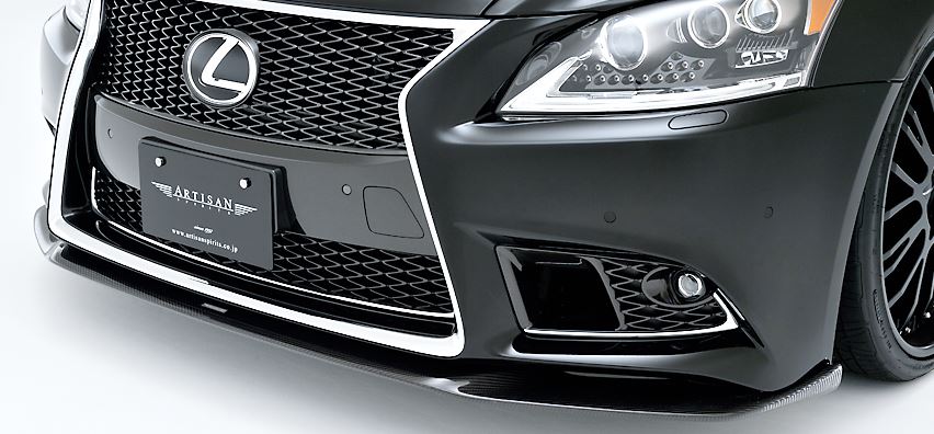 アーティシャンスピリッツ LS600h LS460 Fスポーツ UVF USF 40系 後期 フロントアンダースポイラー カーボンタイプ CFRP 未塗装 ARTISAN SPIRITS SPORTS LINE BLACK LABEL スポーツラインブラックレーベル