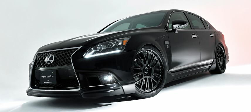 アーティシャンスピリッツ LS600h LS600hL LS460 LS460L Fスポーツ UVF USF 40系 後期 3Pキット セット ショート用 FRP 未塗装 ARTISAN SPIRITS SPORTS LINE スポーツライン