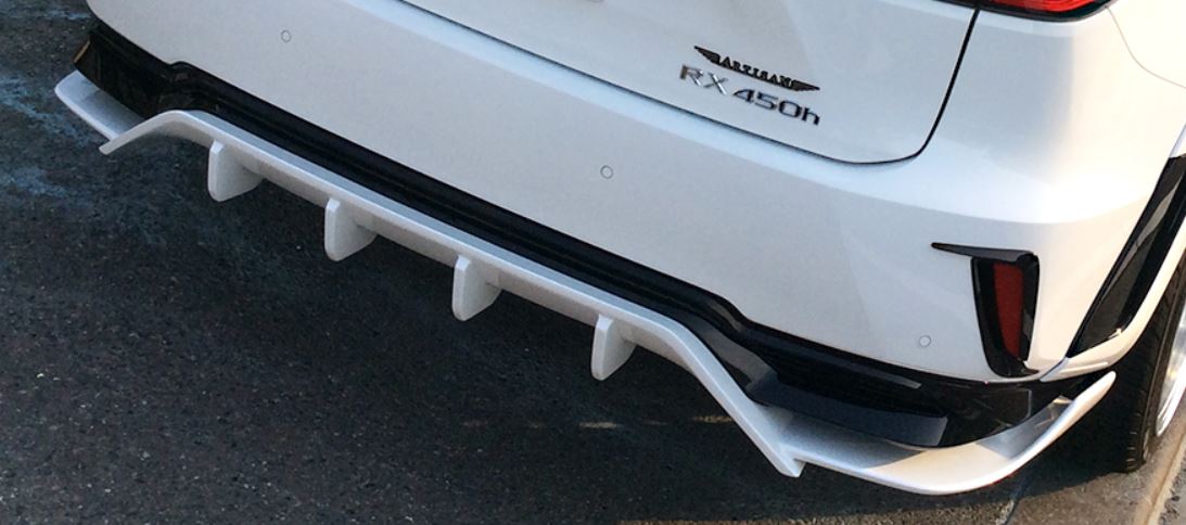 アーティシャンスピリッツ RX 300 200t 450h 350 Fスポーツ AGL20W GYL20W 20系 リアアンダーディフューザー 1P FRP 未塗装 ARTISAN SPIRITS SPORTS LINE BLACK LABEL スポーツラインブラックレーベル